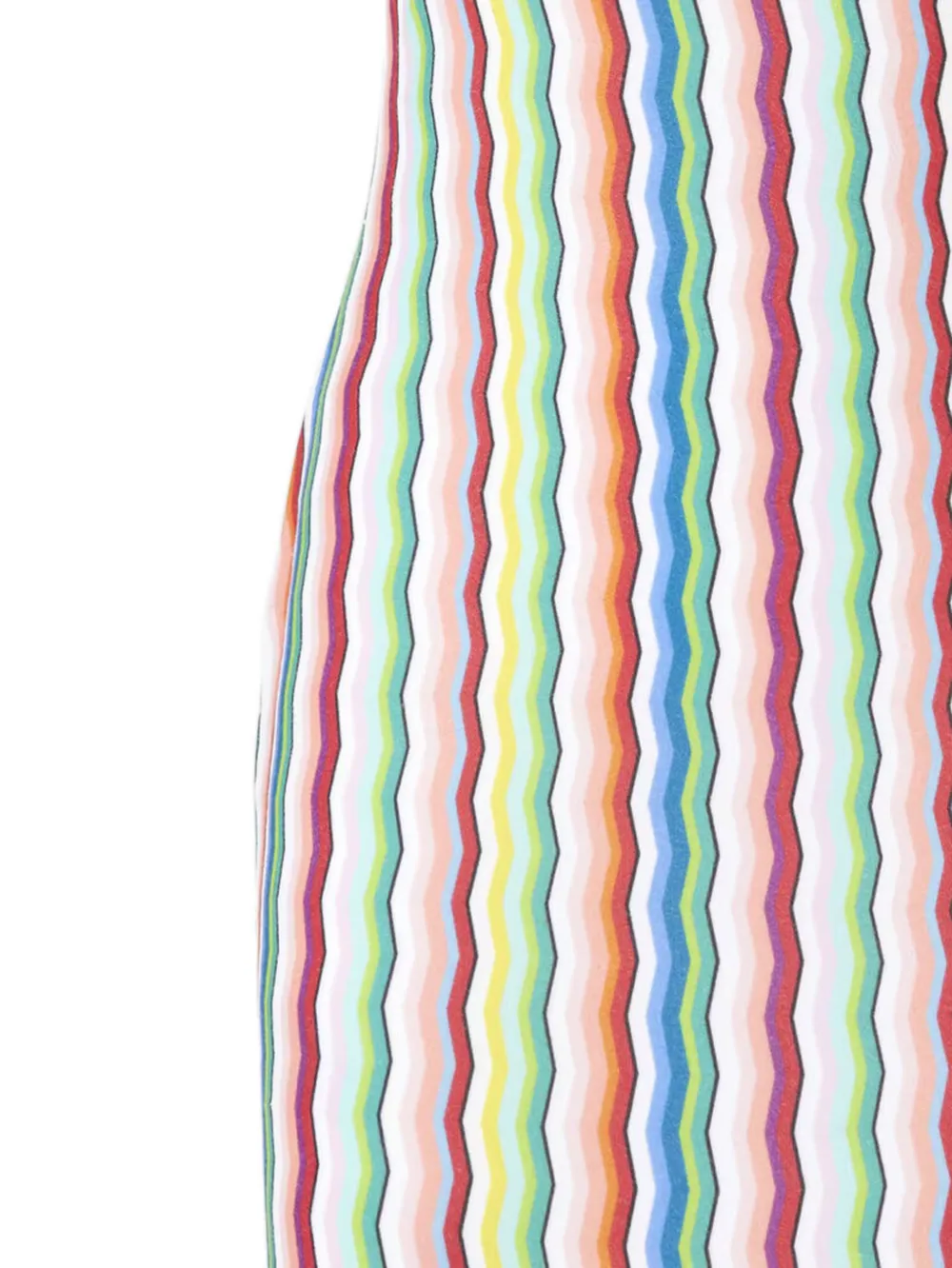  Missoni Zigzag-pattern Mini Dress - White 