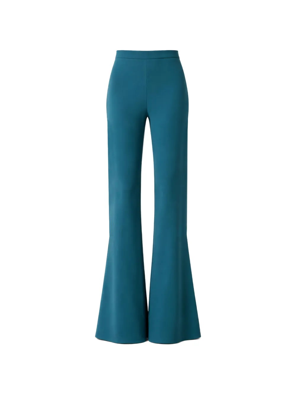 TWINSET logo-detail flared trousers - Blau