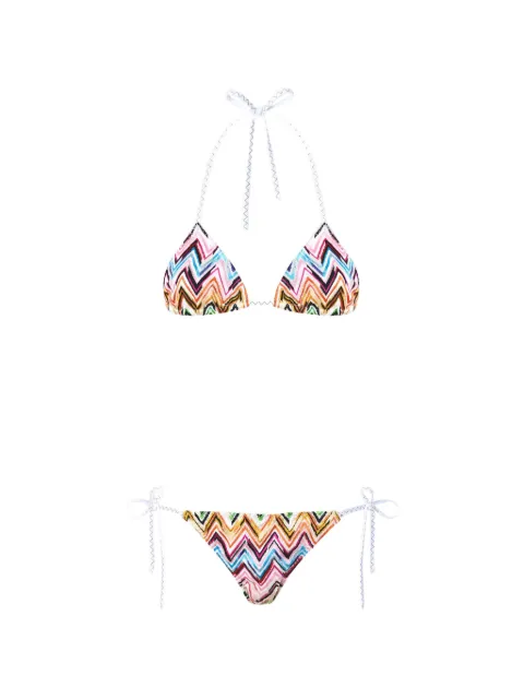 Missoni zigzag-pattern bikini set