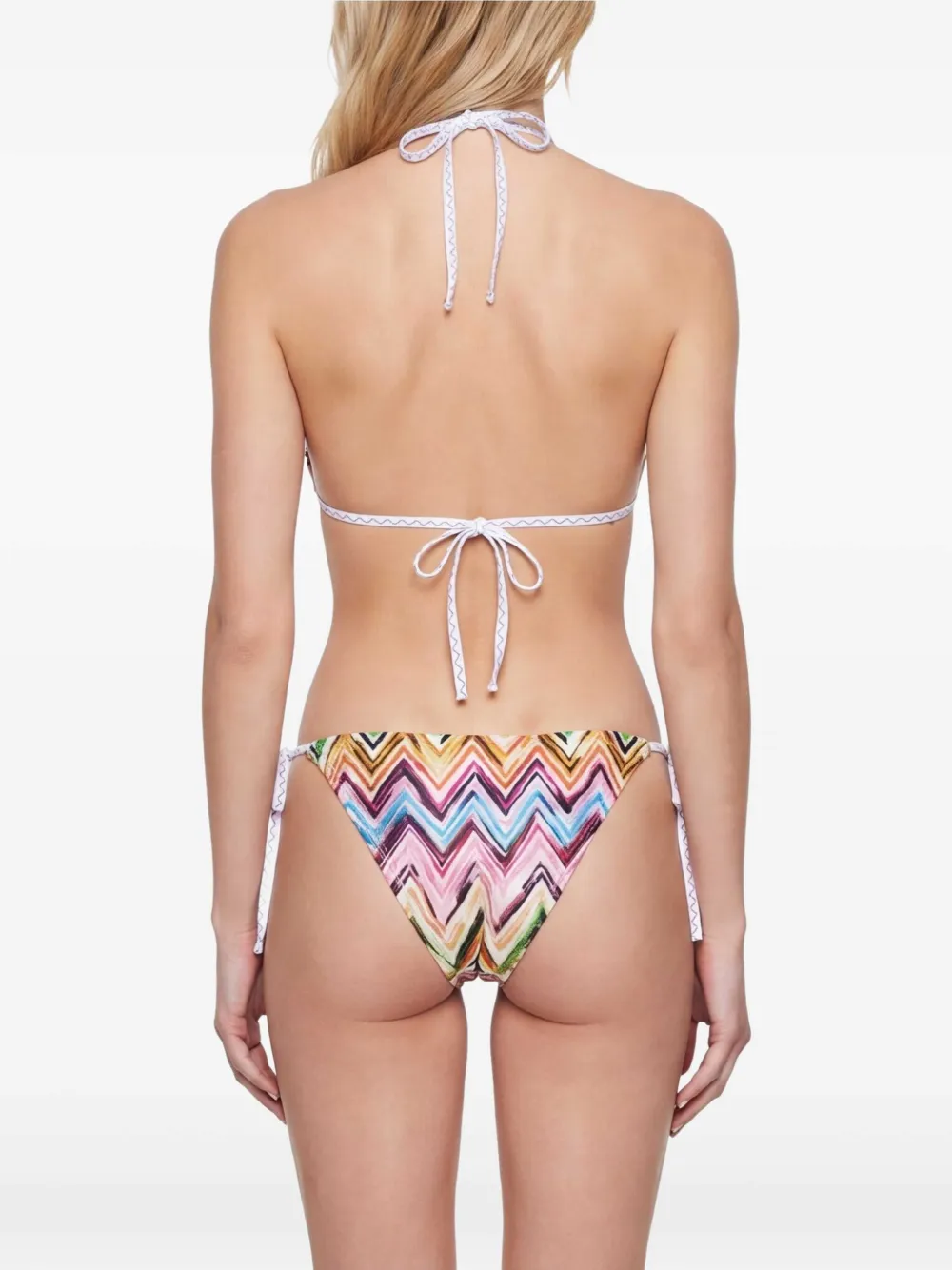 Missoni Bikini met zigzag-patroon Roze