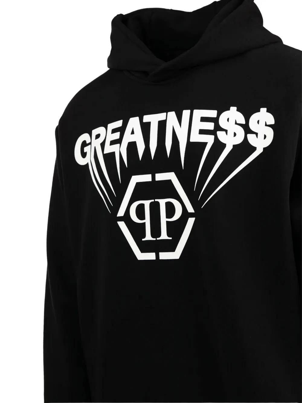 Philipp Plein Hoodie met print Zwart