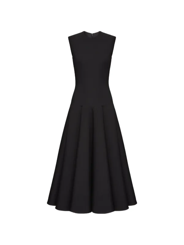 Valentino Garavani A-line-skirt Sleeveless Dress | Black | FARFETCH JO