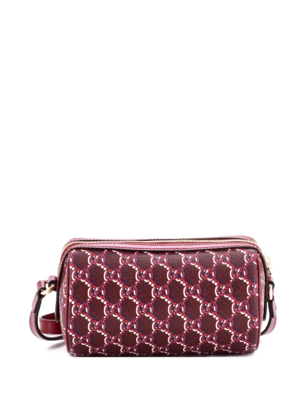 Gucci Pre-Owned ローラー GGシャドウ レザー ミニ ショルダーバッグ