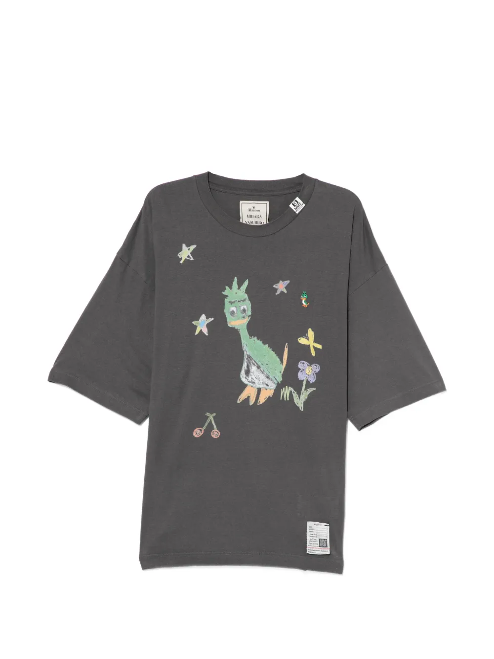 Maison MIHARA YASUHIRO T-shirt con grafica - Grigio