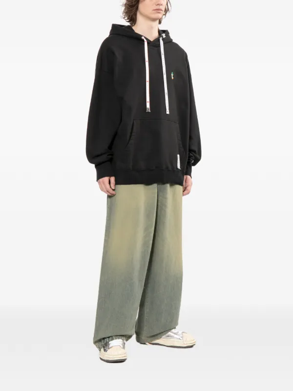 Maison Mihara Yasuhiro パーカー ブラック Maison MIHARA YASUHIRO グラフィック パーカー | ブラック | FARFETCH JP