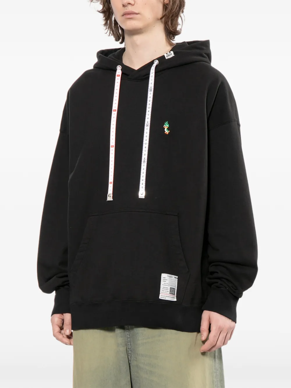 Maison MIHARA YASUHIRO Hoodie met borduurwerk Zwart