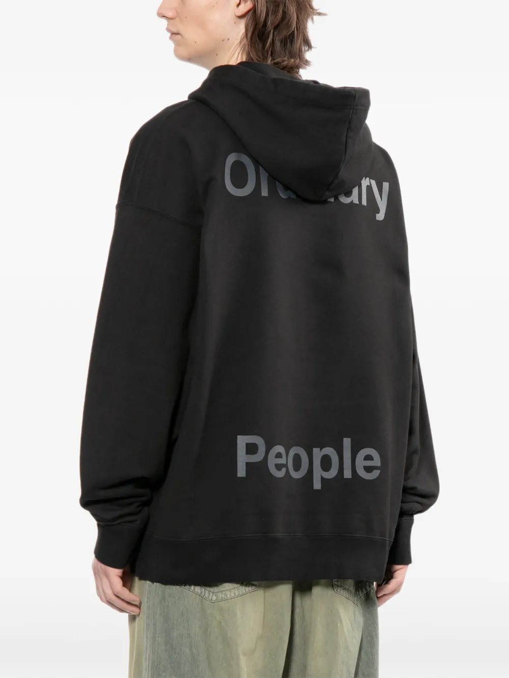 Maison MIHARA YASUHIRO Hoodie met borduurwerk Zwart