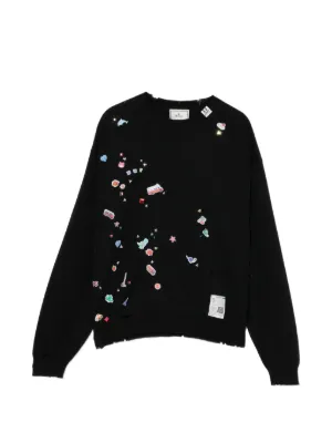 Comme Des Garçons Shirt インターシャニット セーター | ブルー