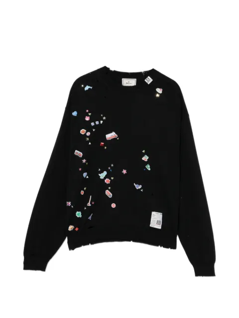Maison MIHARA YASUHIRO pull à appliqués
