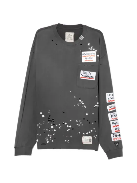 Maison MIHARA YASUHIRO slogan-print T-shirt