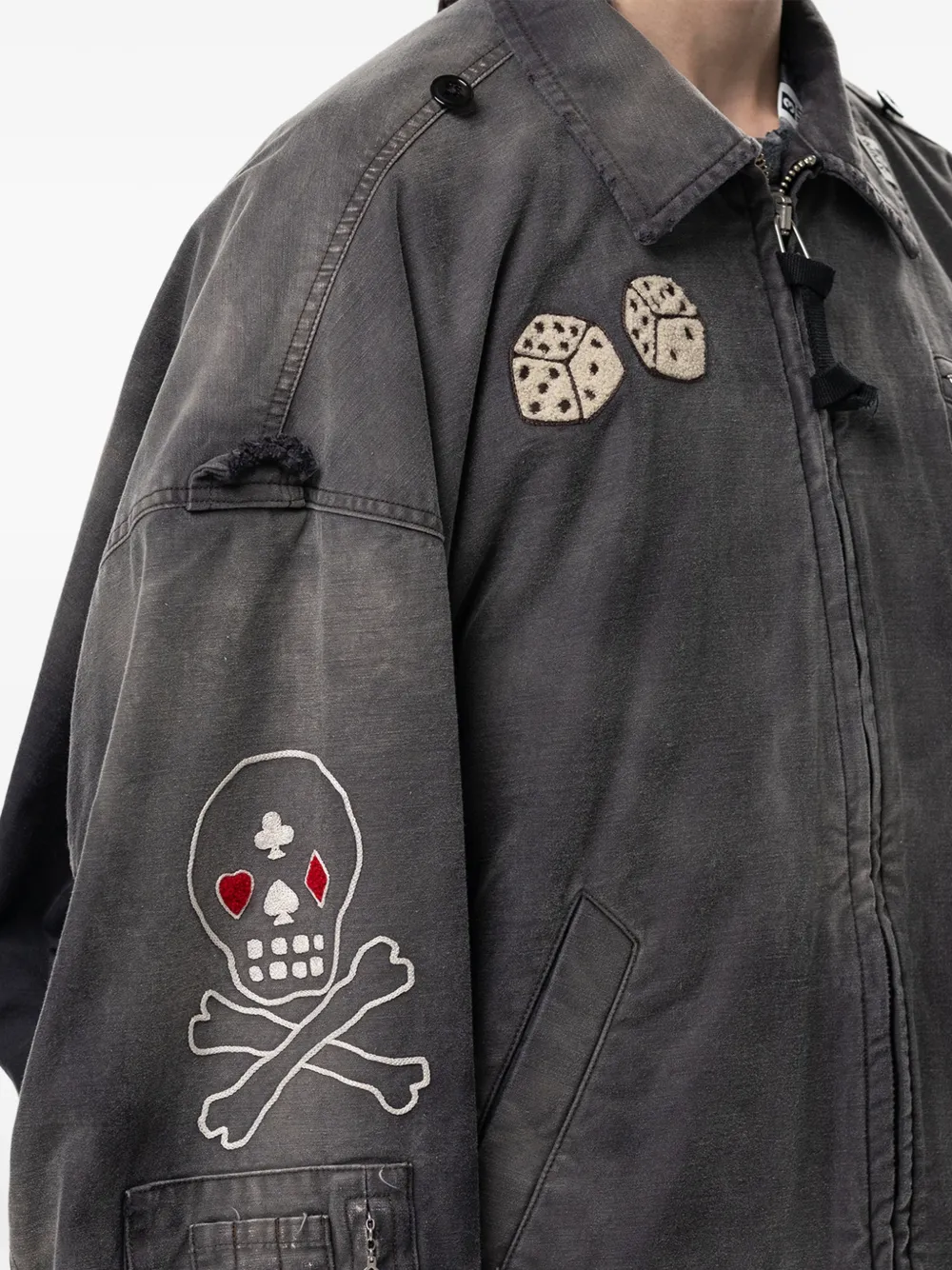 Maison MIHARA YASUHIRO Sun Faded Like legerjack Grijs