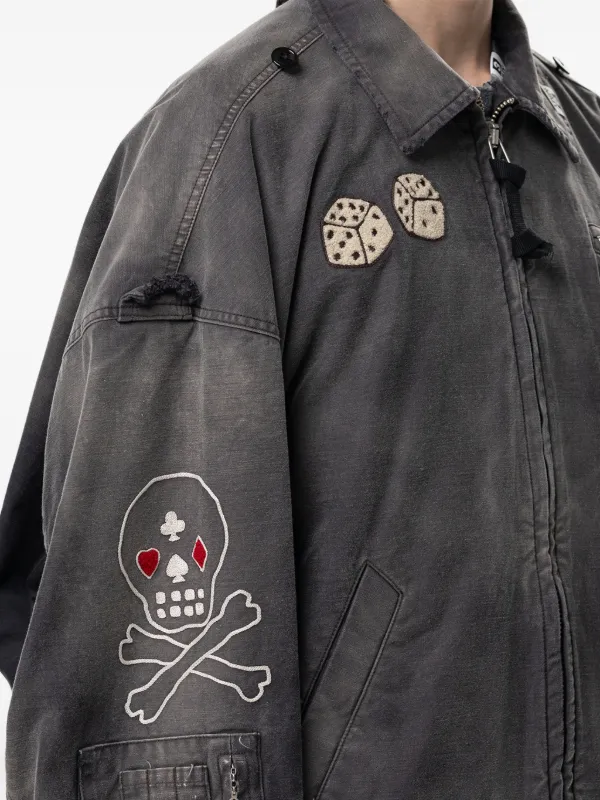 Maison MIHARA YASUHIRO Sun Faded Like Military Jacket | Grey