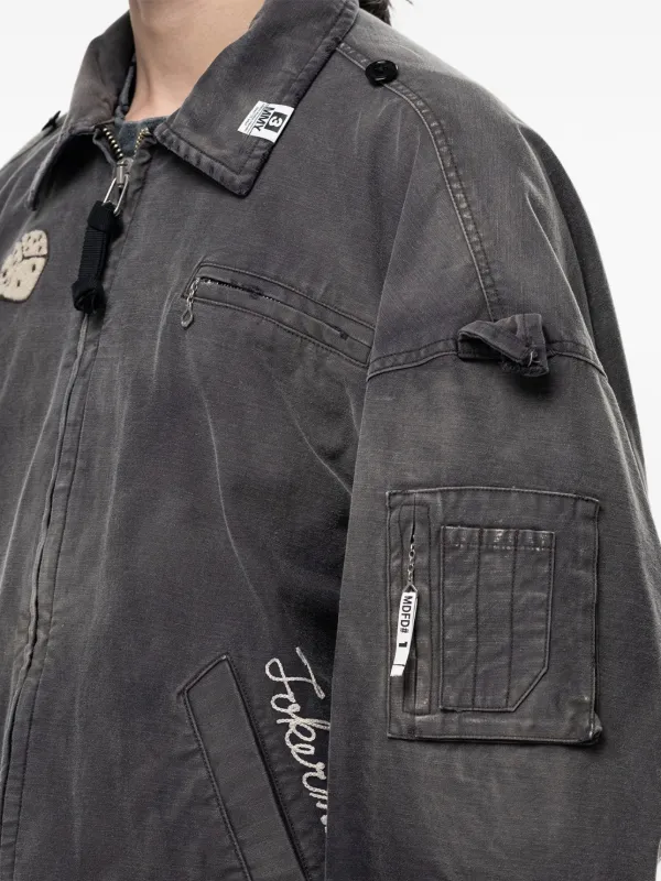 Maison MIHARA YASUHIRO Sun Faded Like Military Jacket | Grey