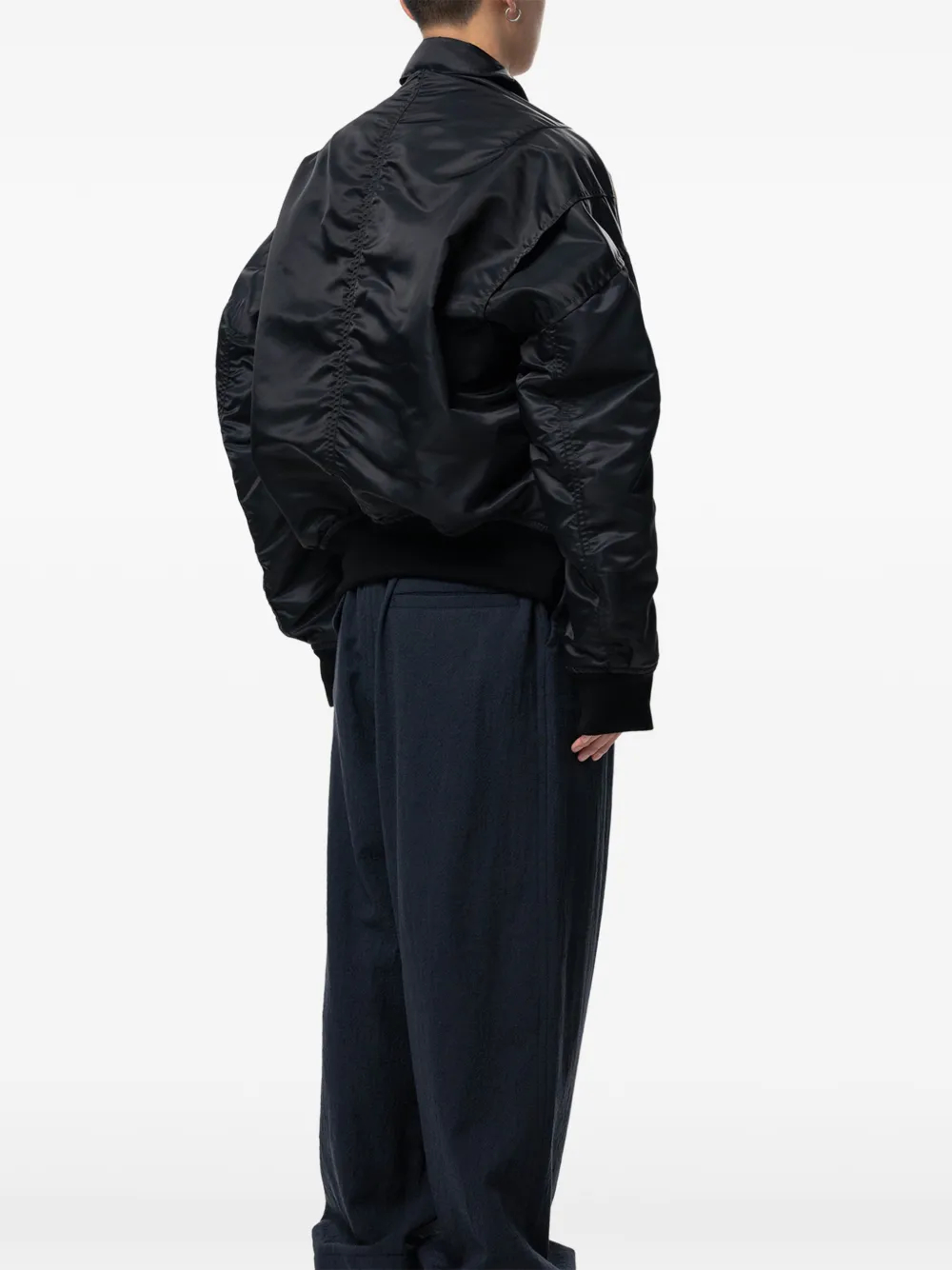 Maison MIHARA YASUHIRO Denim jack met vlakken Zwart
