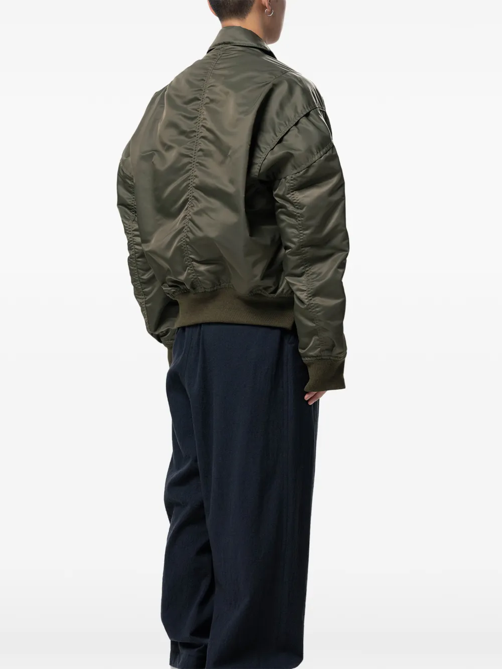 Maison MIHARA YASUHIRO Denim jack met vlakken Blauw