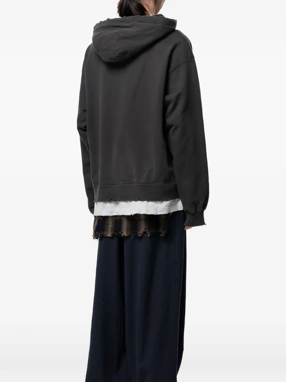 Maison MIHARA YASUHIRO Gelaagde hoodie Grijs
