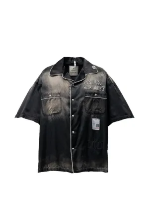 AMIRI ラインストーン シャツ | ブラック | FARFETCH JP