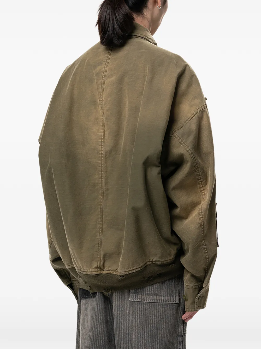 Maison MIHARA YASUHIRO Bomberjack met vervaagde zon Groen