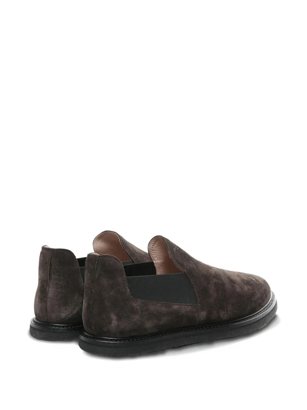 The Row Parker suède slip-on schoenen Bruin