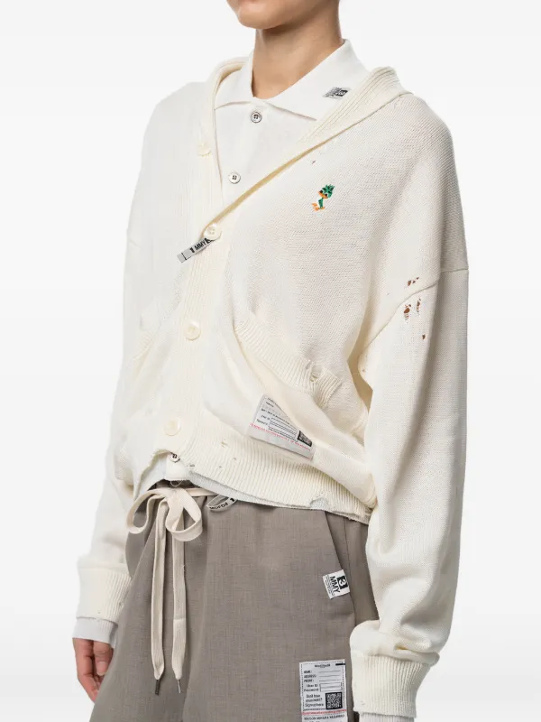 白*コ様 MAISON MIHARA YASUHIRO 23ss cardiga Maison MIHARA YASUHIRO Layered Cardigan | White | FARFETCH IN