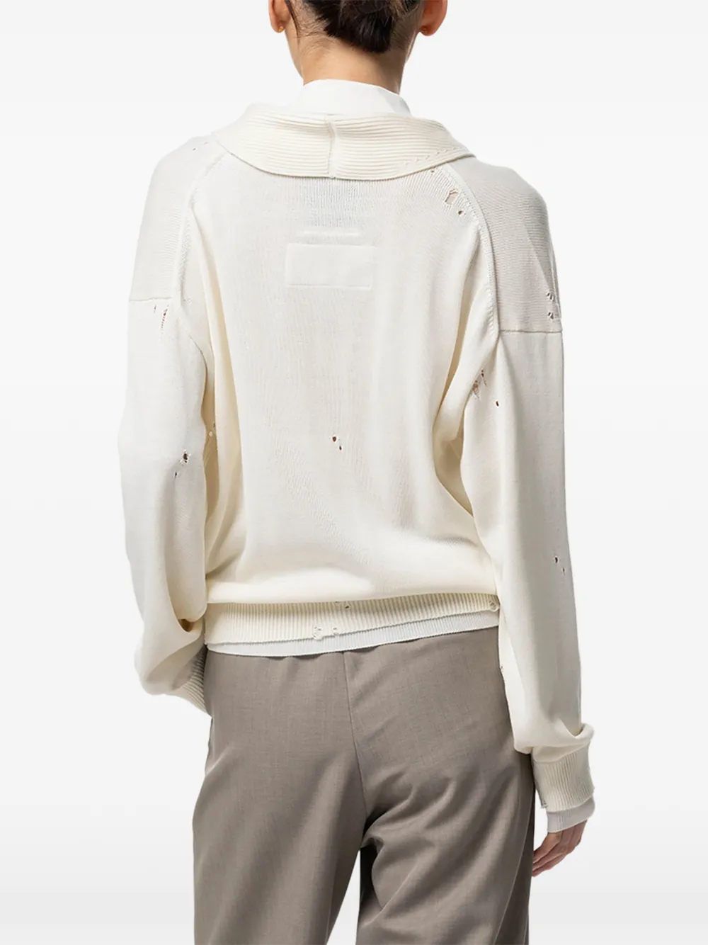Maison MIHARA YASUHIRO Gelaagd vest Wit