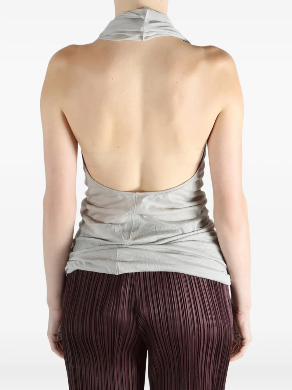 Rick Owens Sunburn top met col Grijs
