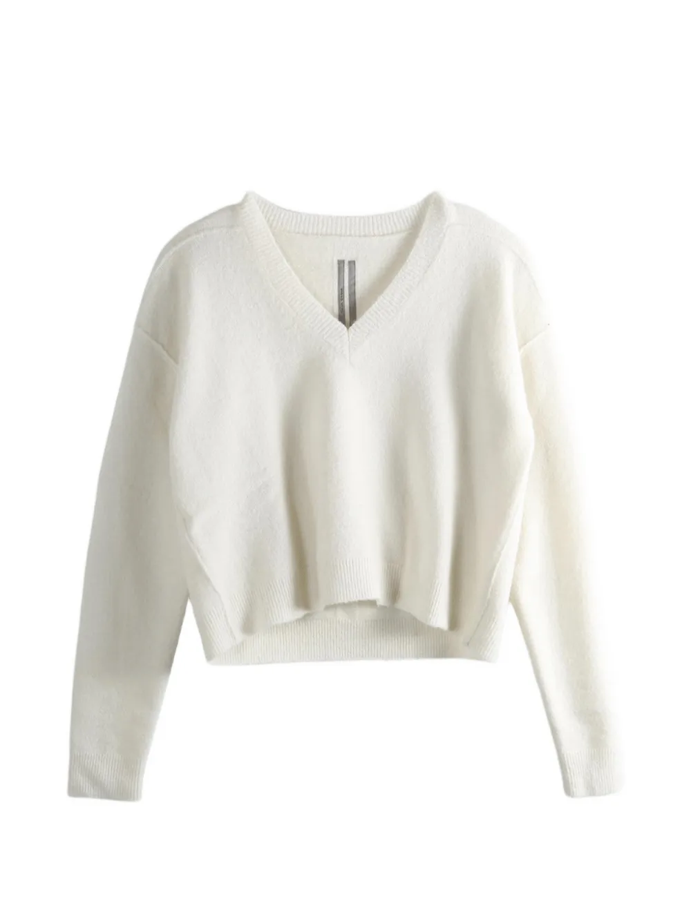 Rick Owens V-neck sweater - Bianco