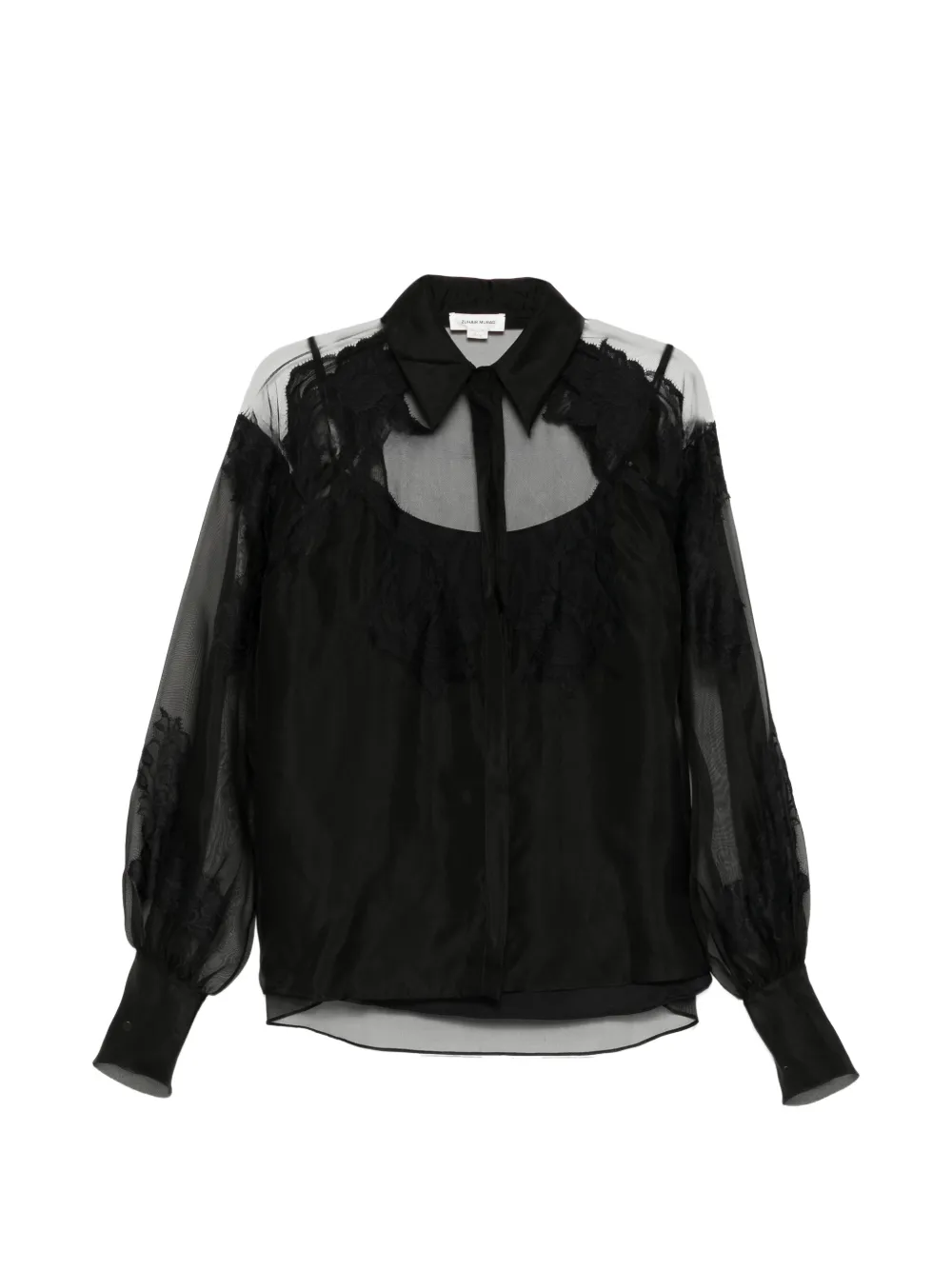 Zuhair Murad Camicia in organza - Nero