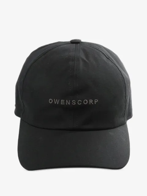 Rick Owens Schwarze Baseballkappe