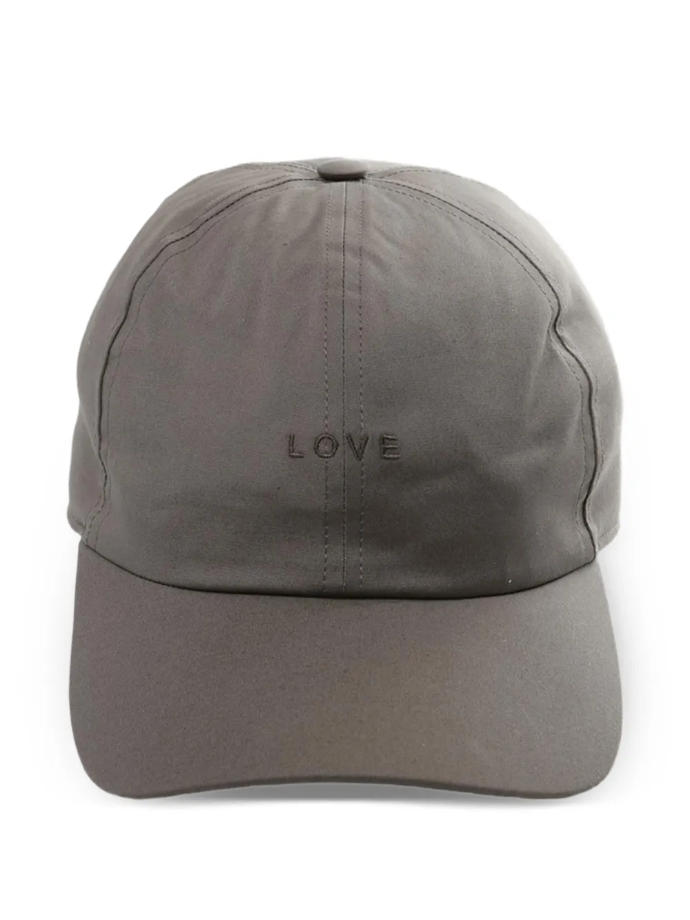 Rick Owens text baseball cap hat - Grigio