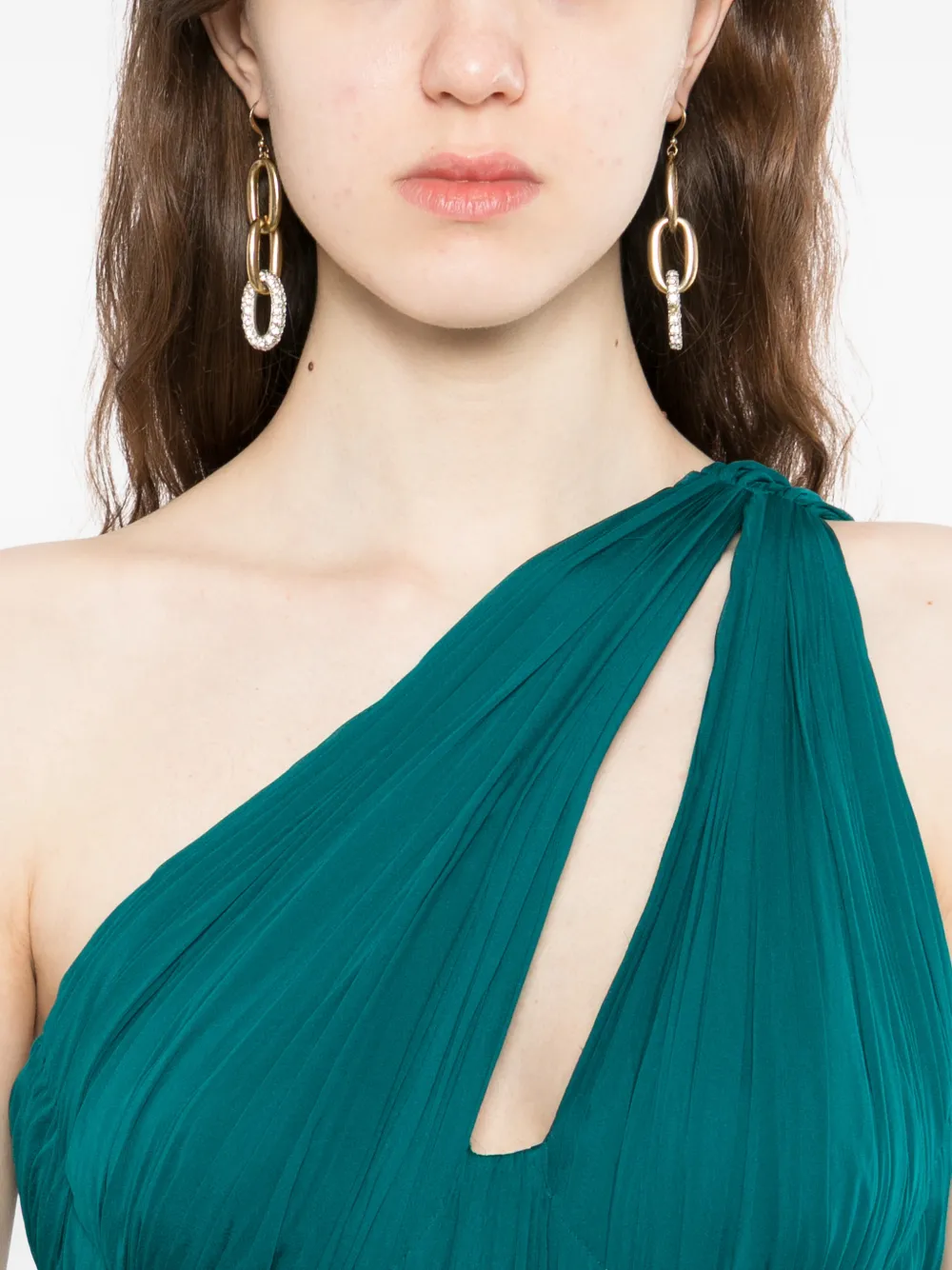 Zuhair Murad Chiffon maxi-jurk Blauw