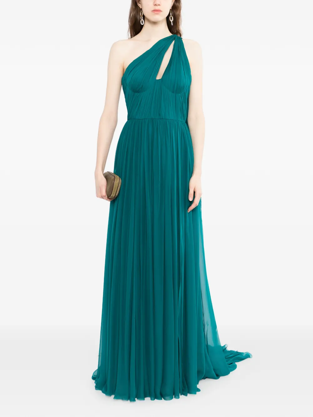 Zuhair Murad Chiffon maxi-jurk Blauw