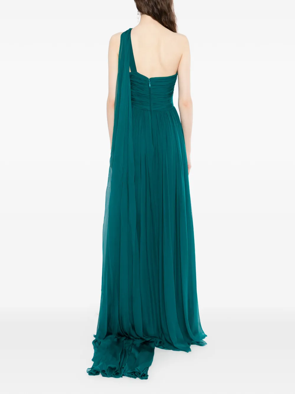 Zuhair Murad Chiffon maxi-jurk Blauw