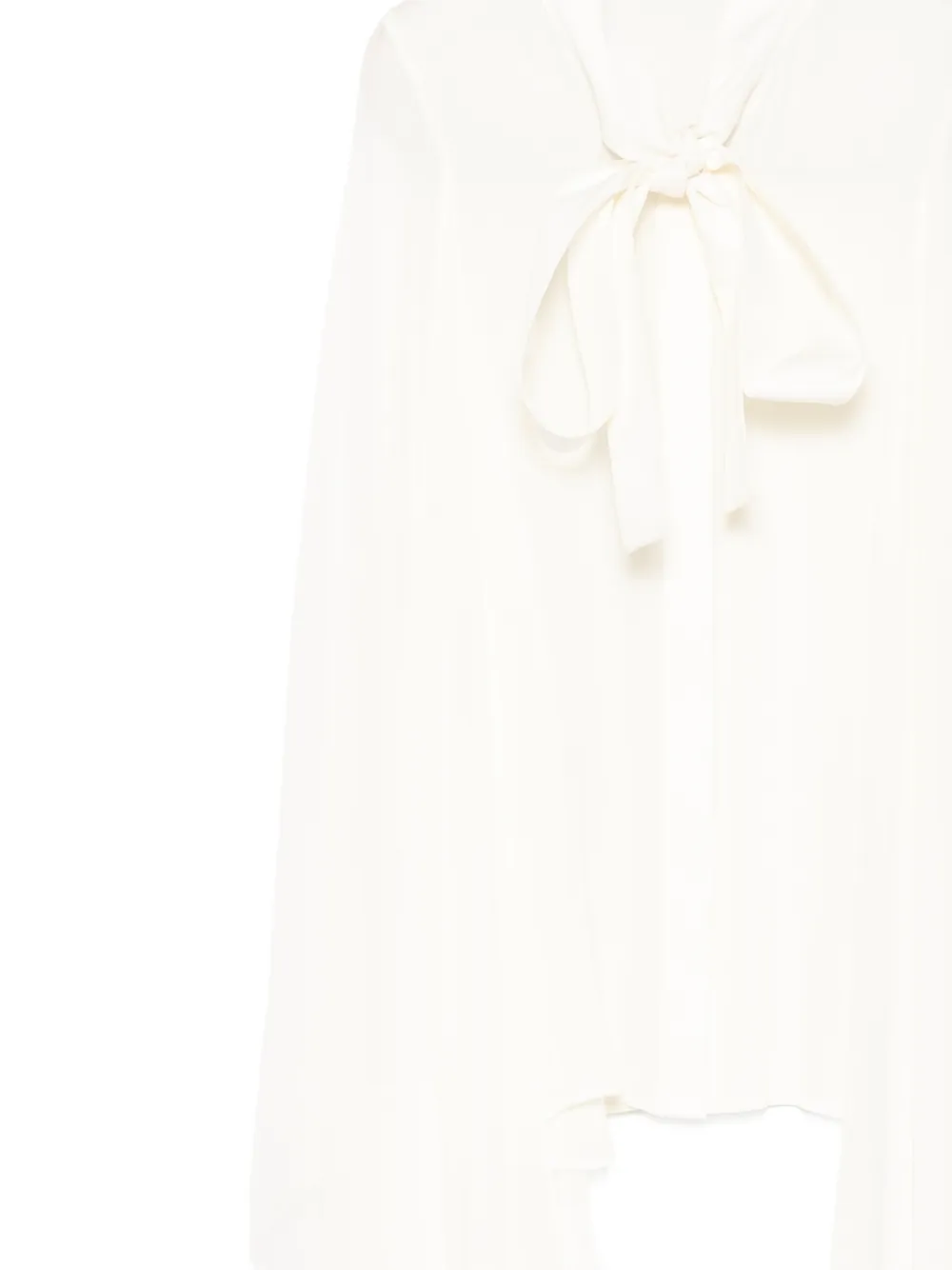 Elie Saab Zijden blouse Beige