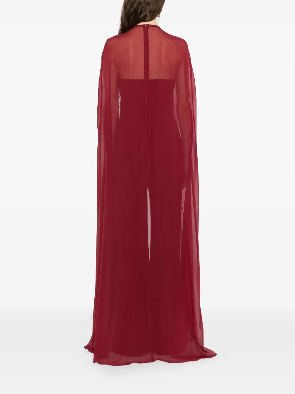 Elie Saab Jumpsuit verfraaid met pailletten Rood