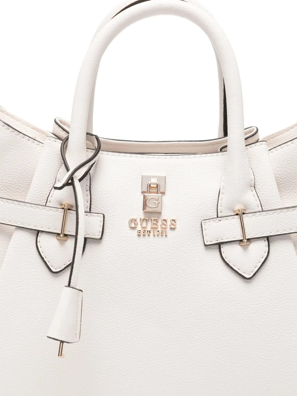 GUESS USA Yesba shopper met handgreep Wit