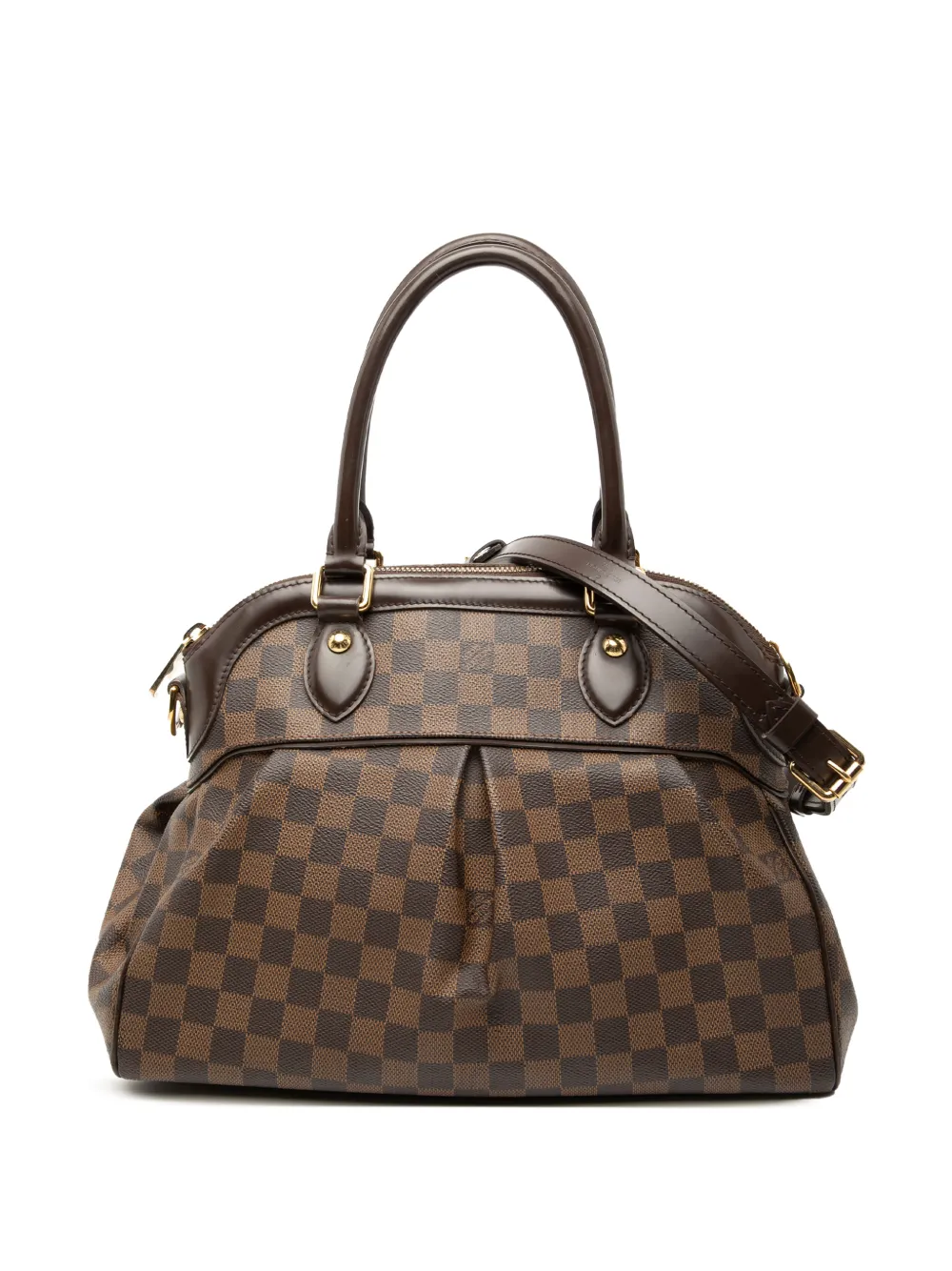 Louis Vuitton Pre-Owned 2008 Damier Ebene Trevi PM satchel - Marrone
