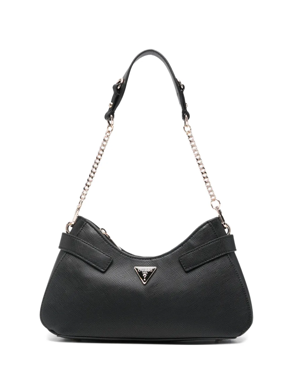 GUESS USA Borsa a spalla Serenova con catena - Nero
