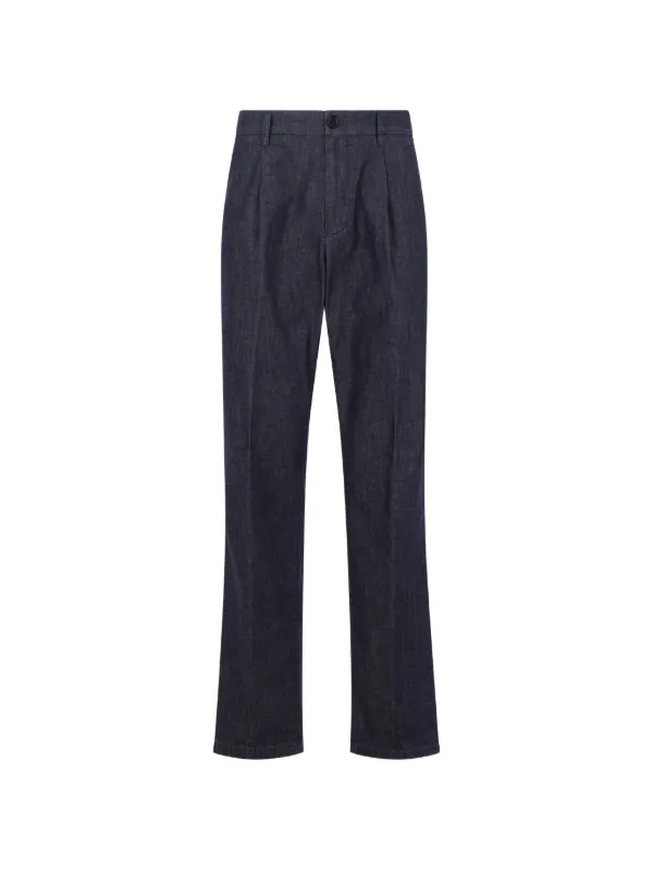 ASPESI Button-fastening Jeans in Blue