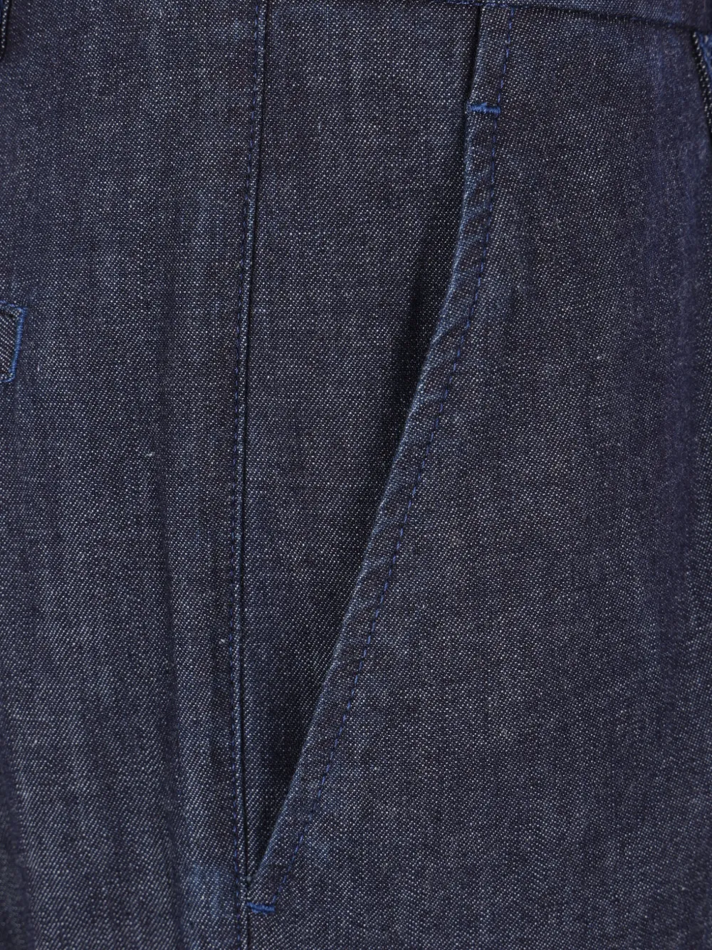 ASPESI Jeans met knoopsluiting Blauw