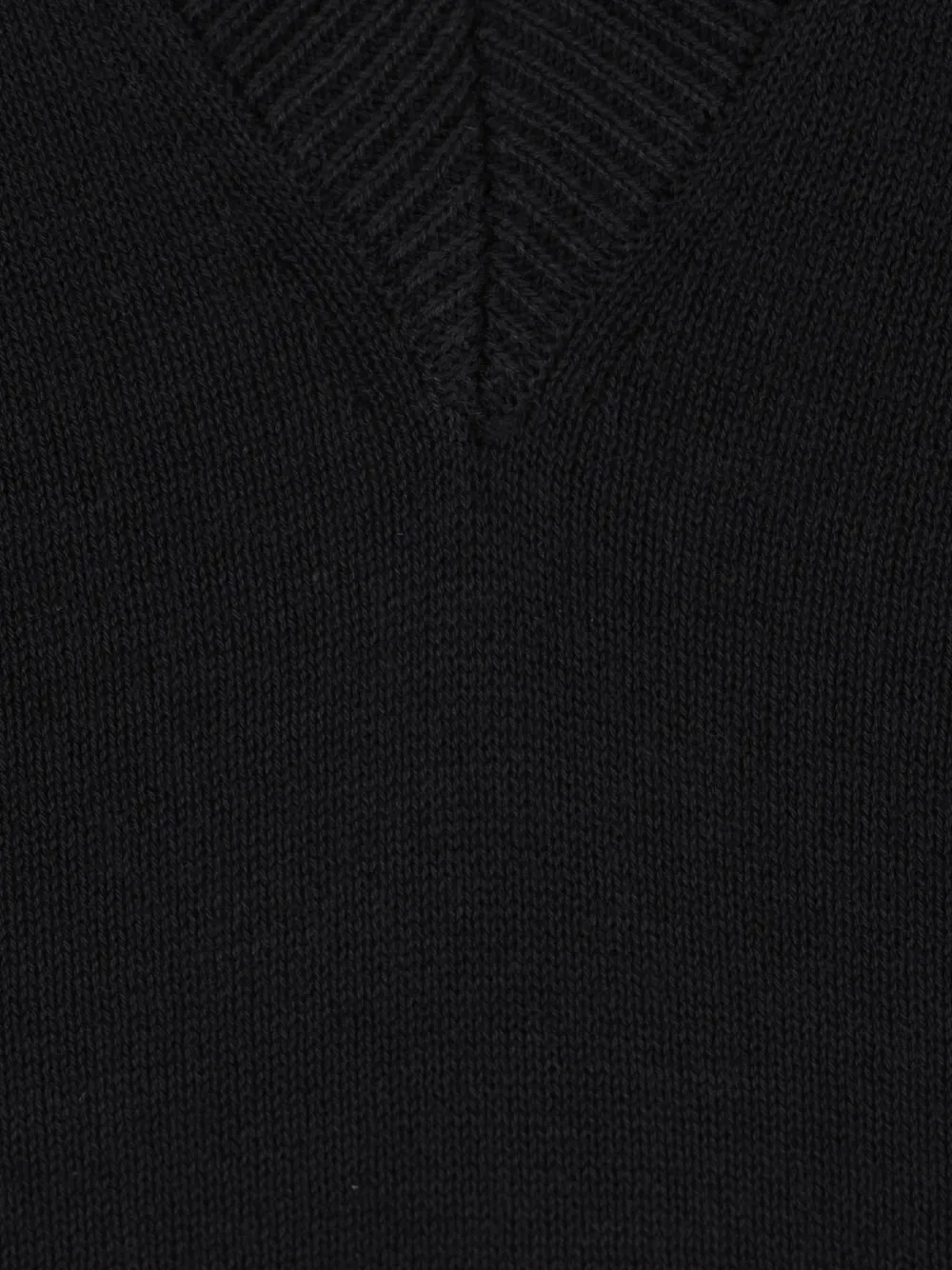 ASPESI T-shirt met V-hals Zwart