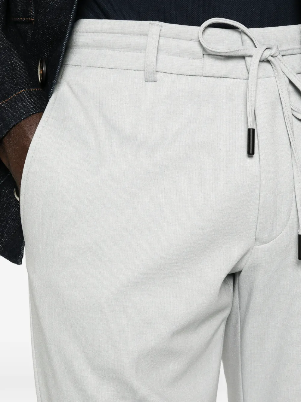 Karl Lagerfeld Pace broek met trekkoord Grijs