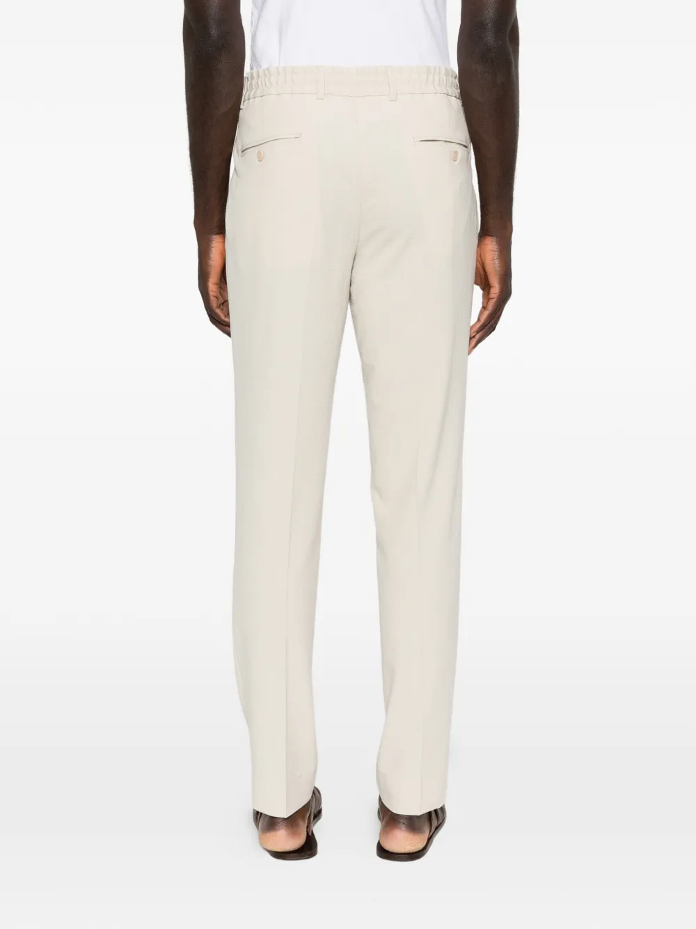 Karl Lagerfeld Broek met trekkoord Beige