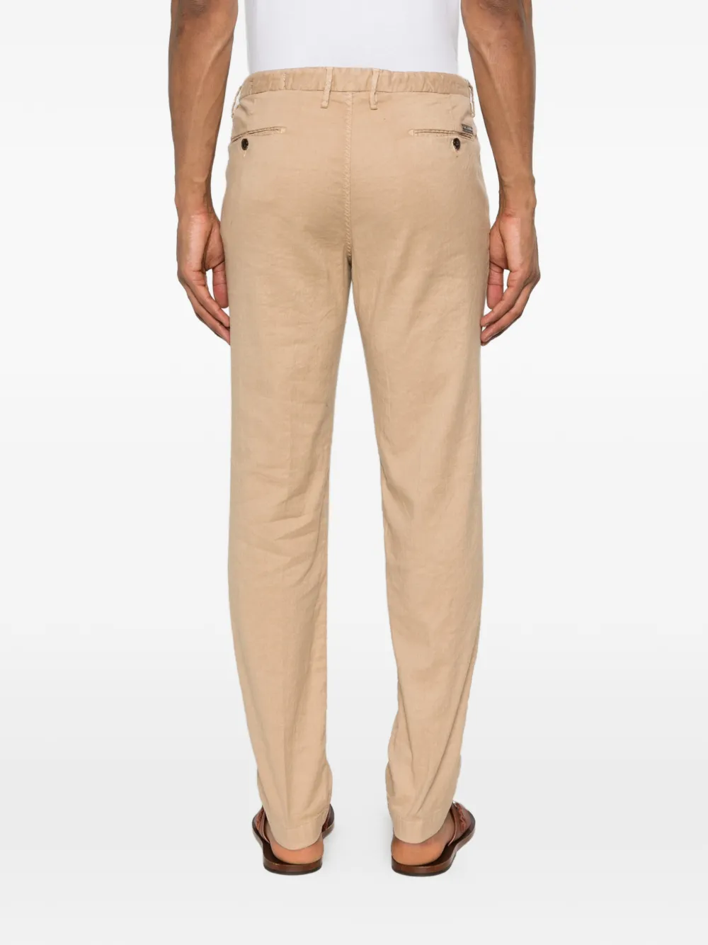 Karl Lagerfeld Broek met knopen Beige