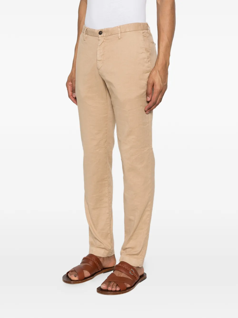  Karl Lagerfeld Button Trousers - Neutrals 