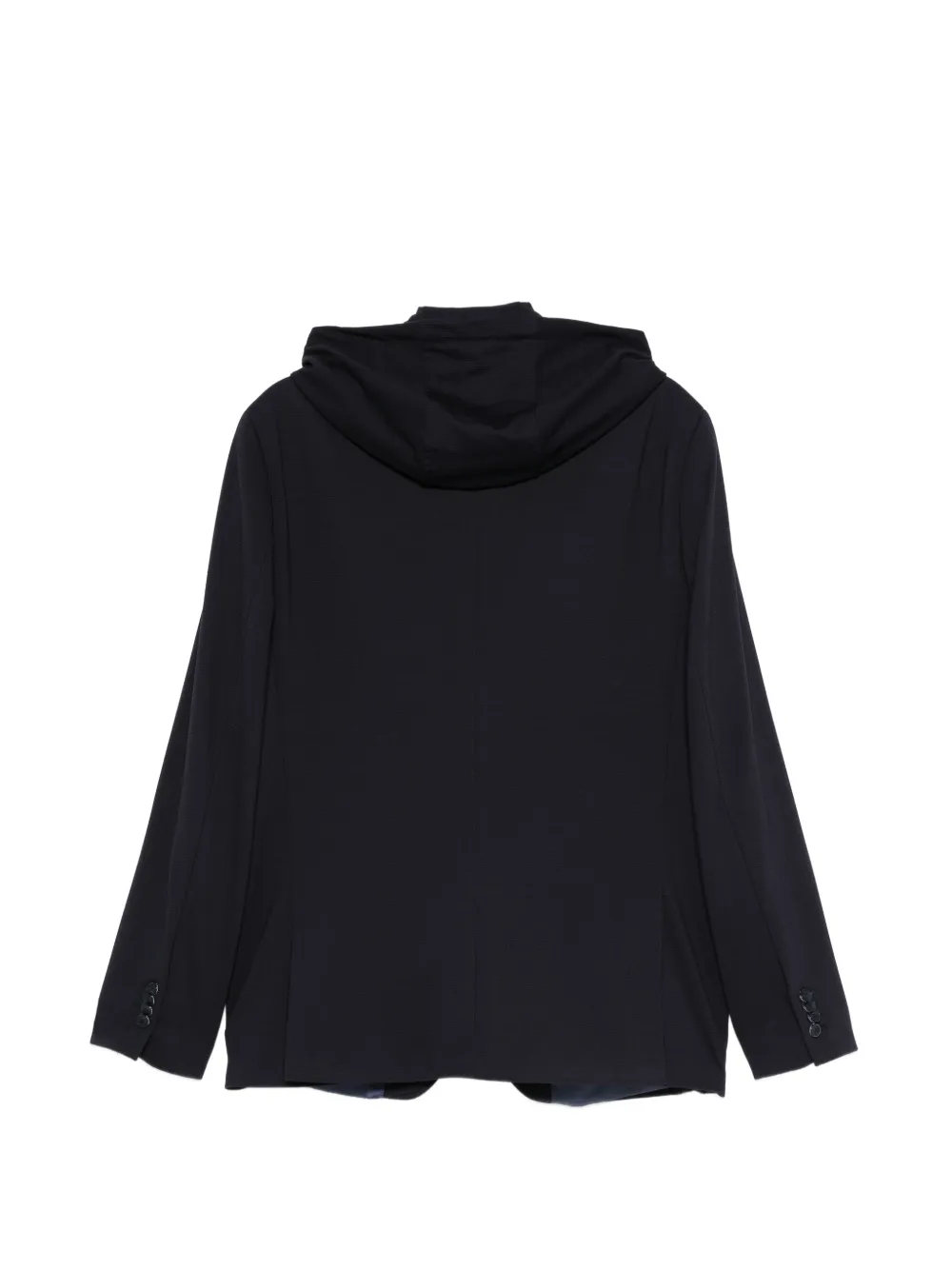 Karl Lagerfeld Talk blazer met capuchon Blauw