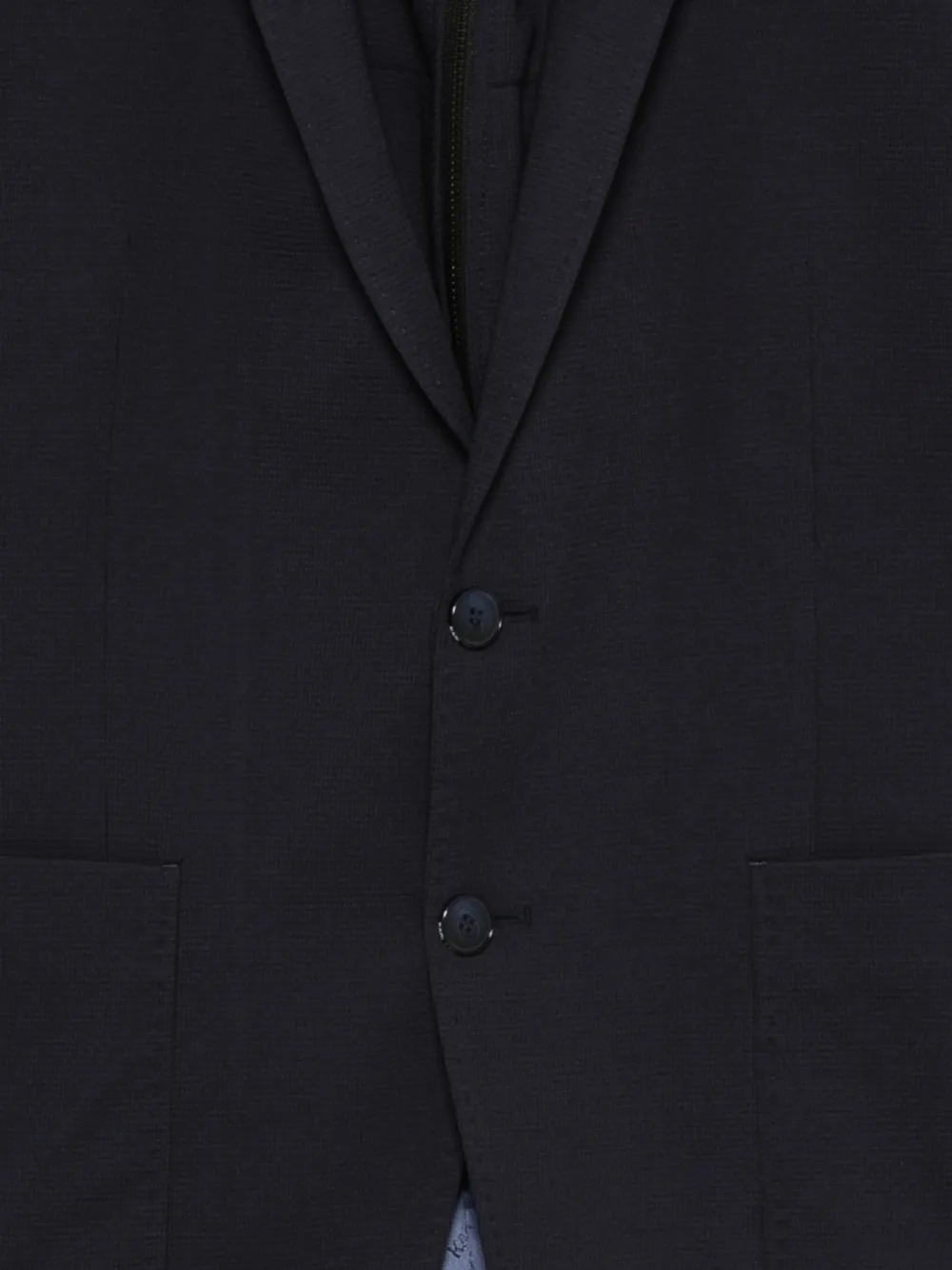 Karl Lagerfeld Talk blazer met capuchon Blauw