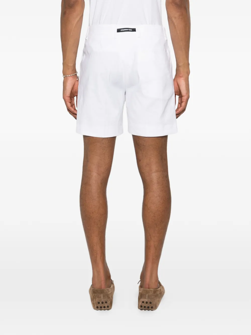 Karl Lagerfeld Geplooide shorts Wit