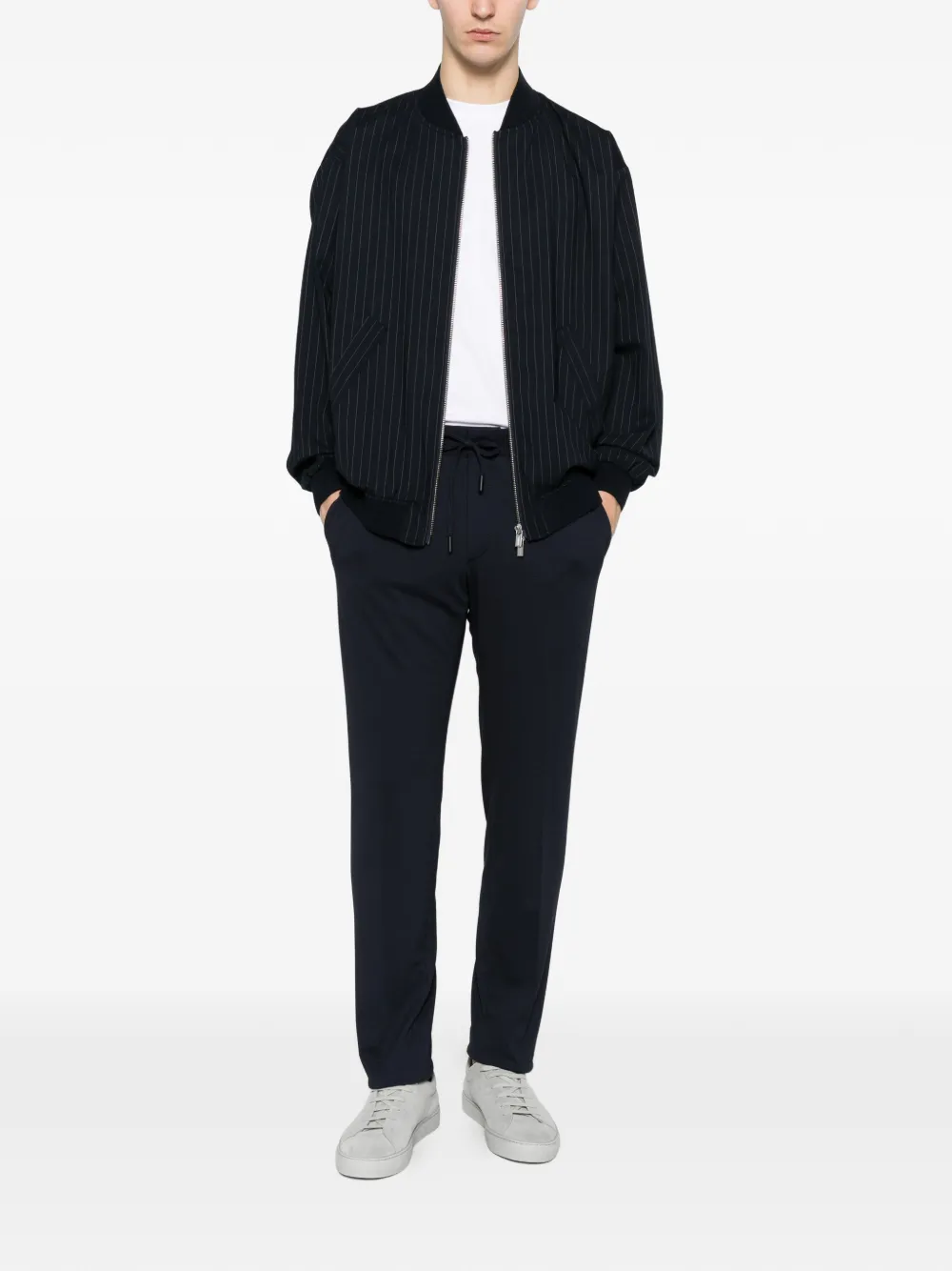 Karl Lagerfeld Pace broek met trekkoord Blauw