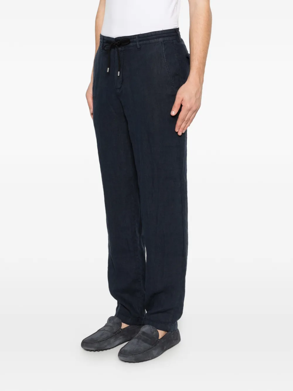 Karl Lagerfeld Chino met trekkoord Blauw